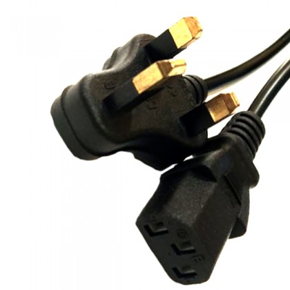 UK 3 PIN 10A250V PC Desktop Monitor Computer AC Power Cord - 1M UK 3 PIN 10A250V PC Desktop Monitor Computer AC Power Cord - 1M